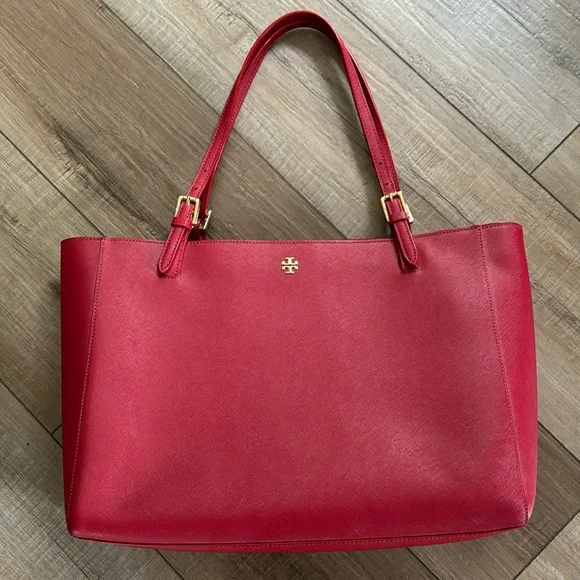 Tory Burch saffiano leather tote - Picture 1 of 8